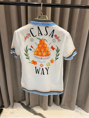 Casablanca Turkish Half Sleeves Shirt