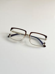 LOUIS VUITTON 7249 GOLD BROWN FRAME