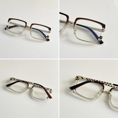 LOUIS VUITTON 7249 GOLD BROWN FRAME