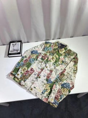 Louis Vuitton Varsity Jacket Black Floral