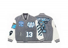 OFF White varsity jacket Grey