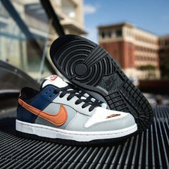 Nike Dunk Low EKIN White Neutral Grey Orange sale