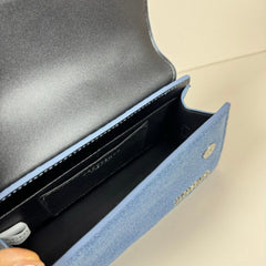 Jacquemus Suede LE Bambino With Sling Strap OG Box & Dust Bag (109-1 Denim Black)