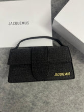 Jacquemus Suede LE Bambino With Sling Strap OG Box & Dust Bag (109-1 Black Cowboy)