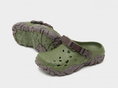 Croccs All Terrain Atlas Army Green Clogs Sandals
