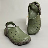 Croccs All Terrain Atlas Army Green Clogs Sandals