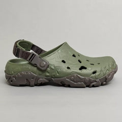 Croccs All Terrain Atlas Army Green Clogs Sandals