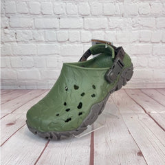 Croccs All Terrain Atlas Army Green Clogs Sandals