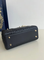Dior Lad My ABC Gold With OG Box & Dust Bag (Black-733)