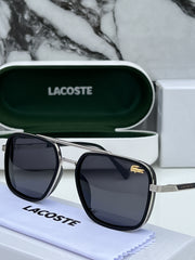 LACOSTE 301 SILVER BLACK