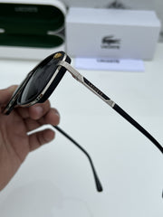 LACOSTE 301 SILVER BLACK
