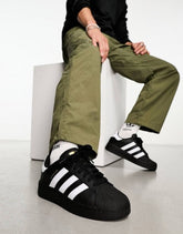 Adidas Superstar Black leather for man As1