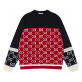 GC HALF MONOGRAM PRINT PREMIUM FULL SLEEVES SWEATER