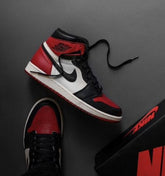 NIKEE AIR JORDAN 1 HIGH OG BRED TOE
