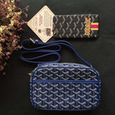 Goyard Paris Cap-Vert PM Unisex Sling Bag With Dust Bag (GY Navy Blue)