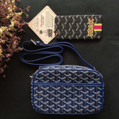 Goyard Paris Cap-Vert PM Unisex Sling Bag With Dust Bag (GY Navy Blue)