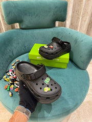 CROCS CLASSIC HIKER CLOG NEW EACH PAIR 4 CHARM JIBBITZ BLACK