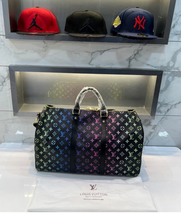 Louis Vuitton Keepall Duffle 50 Limited Edition Colorful With Dust