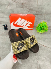 NIKE JUST DO IT BROWN