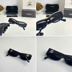 Chanel WMNS 8316 Gold Black