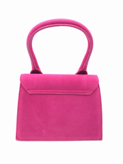 Jacquemus Chiquito Pink Suede With Sling Strap OG Box & Dust Bag (6829-1 Frosted Pink Plum)