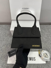 Jacquemus Chiquito Pink Suede With Sling Strap OG Box & Dust Bag (6829-1 Black)