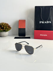 Prada 132 Gold Black