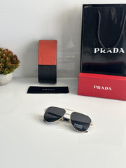Prada 132 Gold Black
