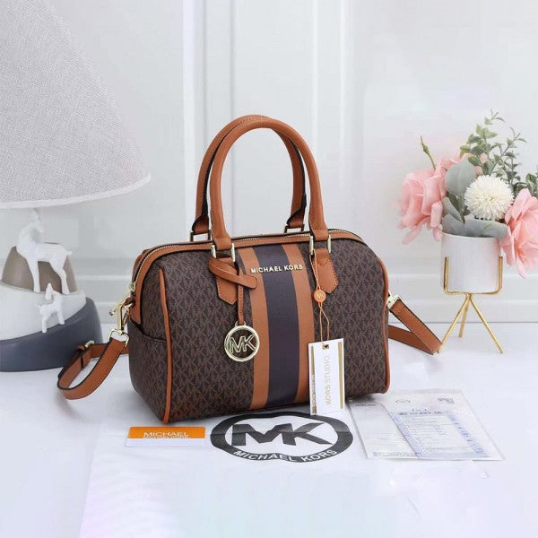 Michael Kors Speedy Mini Duffle With Dust Bag 20062 Coffee Brown Lebrougesind