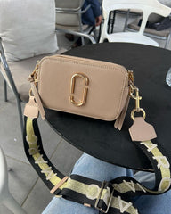 Marc Jacobs The Snap Shot Camera Sling Bag With Dust Bag & OG Box (996 Apricot)