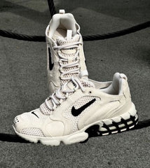 Nikee Air Zoom Spiridon Cage 2 x Stussy Fossil with og box