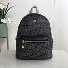 Michael Kors MK Rhea Backpack With Dust Bag (Black-Black-22086)