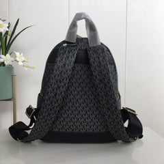 Michael Kors MK Rhea Backpack With Dust Bag (Black-Black-22086)