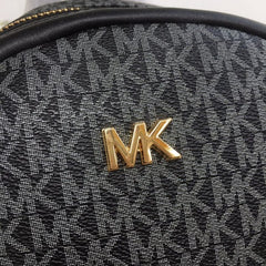 Michael Kors MK Rhea Backpack With Dust Bag (Black-Black-22086)