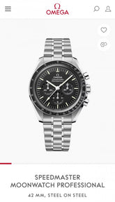 Omega Speed Master Moonqatch Professional Silver