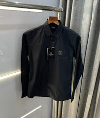 Balmain Paris BlackB Steel Logo Designer Shirt With Premium Box Packing