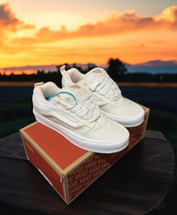 Vans knu skool cream White
