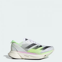 Adidas Adizero Boston 12 Aurora White Zero Metallic Green Spark Fixed