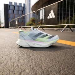 Adidas Adizero Boston 12 Aurora White Zero Metallic Green Spark Fixed