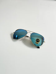 Rayban Aviator Gold Aqua