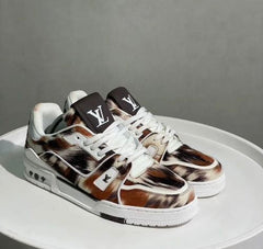 LOUIS VUITTON TRAINER BROWN PONY