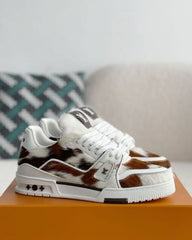 LOUIS VUITTON TRAINER BROWN PONY