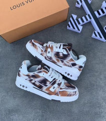 LOUIS VUITTON TRAINER BROWN PONY