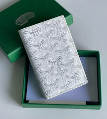 Goyard Saint Pierre Wallet White With OG Box High Quality