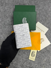 Goyard Saint Pierre Wallet White With OG Box High Quality