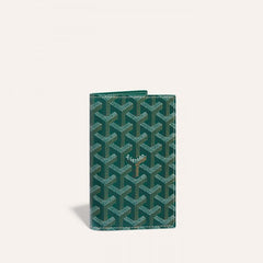 Goyard Grenelle Passport Holder Cover With OG Box & Dust Bag (804 Green)