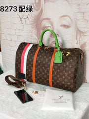 Louis Vuitton Keepall Bandouliere 55 Trunk NO7 Weekend Travel Duffle Bag With Tag & Dust Bag (8273)