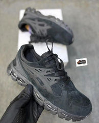 Asics gel kayano black suede