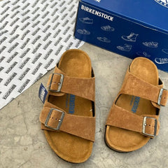 Birkenstock Arizona Slides Tan Colour