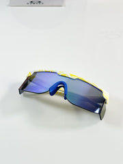 Oakley 9957 Yellow Blue Revo